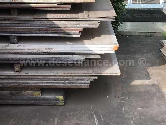 38/23156 - APROX. 14.202 KG CHAPAS AÇO INOX 316, ESP. 22,22MM (RV 392)