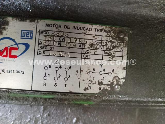 03/25073 - COMPRESSOR DE AR M/SULLAIR SAN LUIS MOD. 20150 LACAC, 