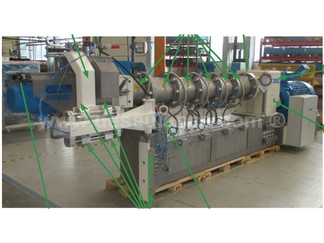 75/25078 - EXTRUSORA M/ANDRITZ MOD. EX1250, CAPAC. ATÉ 20 TON/H