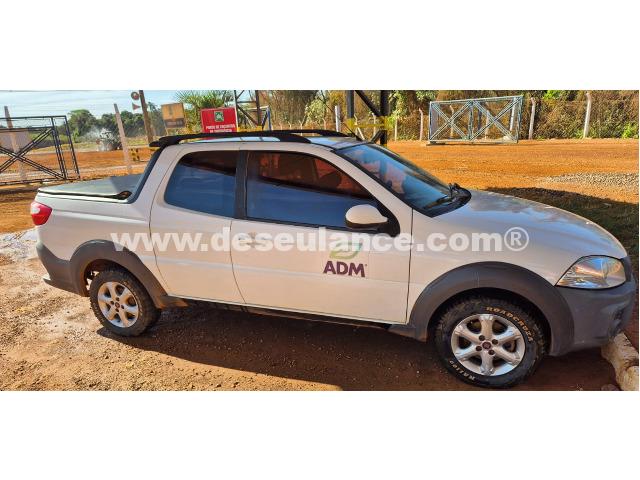 14/25113 - FIAT STRADA 1.4 HD WK CD E, 88CV, ANO 17/18, COR BRANCA, 