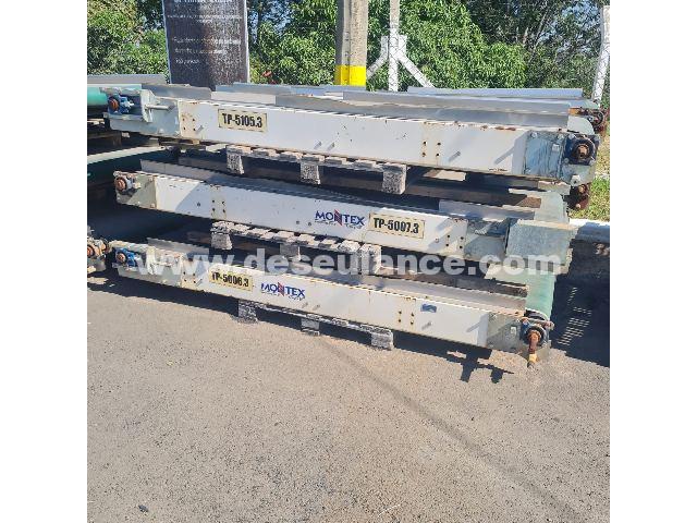 22/25119 - 03 ESTEIRAS COM LONA M/MONTEX, 95 X 2,50.