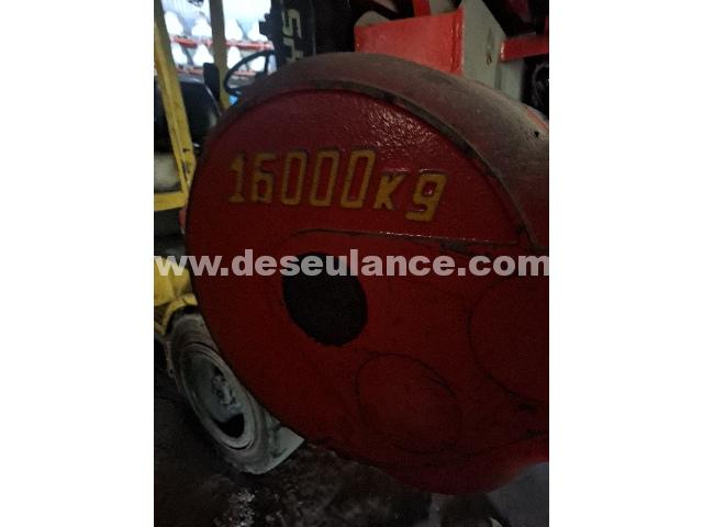 45/26021 - PONTE ROLANTE 16 TONS, VÃO 20 M (DESMONTADA) 