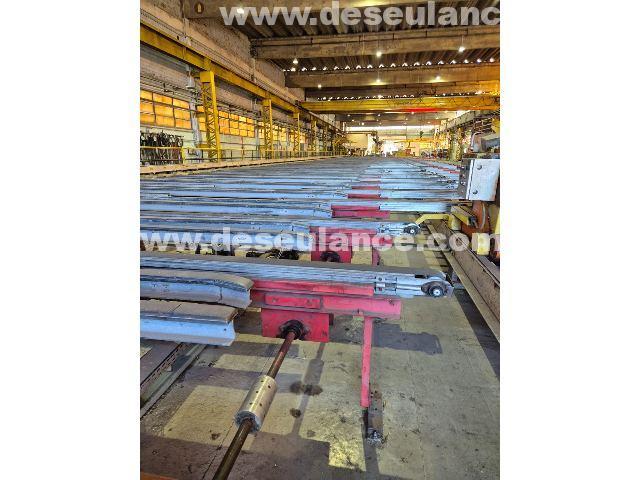 07/26078 - MESA DE RESFRIAMENTO, MED. 5M X 50M, C/86 MESAS BALANÇA