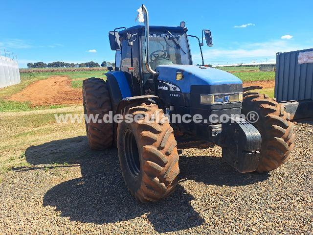 37/26099 - TRATOR NEW HOLLAND TM 135, ANO 02, DUPLADO C/PILOTO AUTOM.
